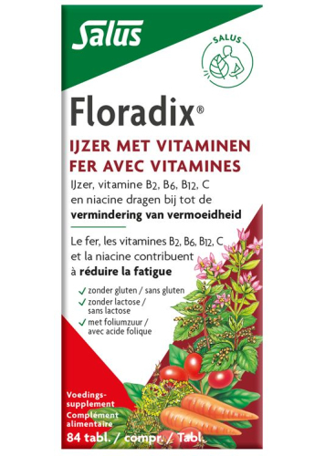 Salus Floradix IJzertabletten 84 tablets