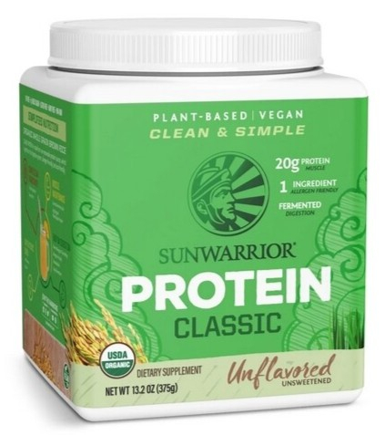 375 gram Sunwarrior Classic Protein Natural Biologisch