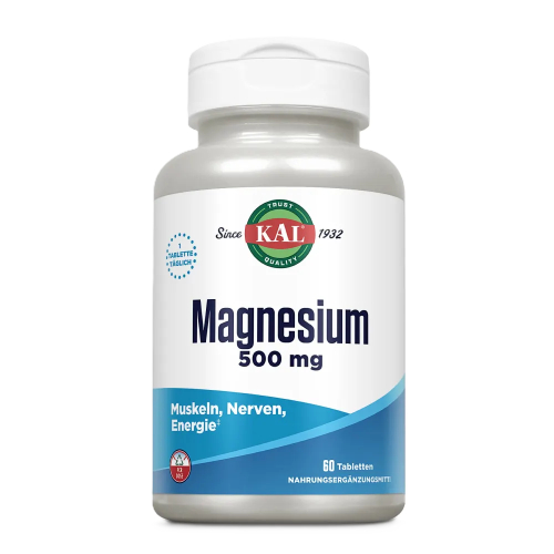 60 tabletten KAL Magnesium 500 mg