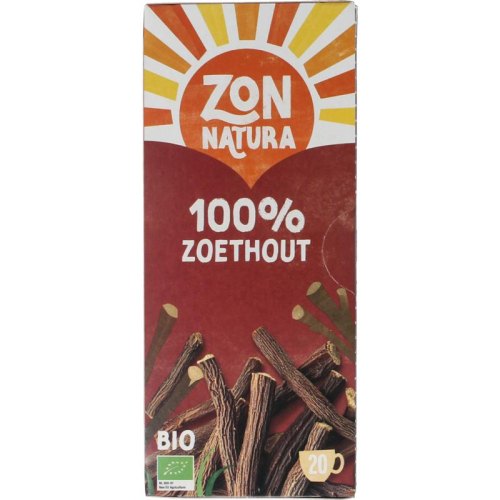 Zonnatura 100% Zoethout Thee Biologisch 20 Tüte