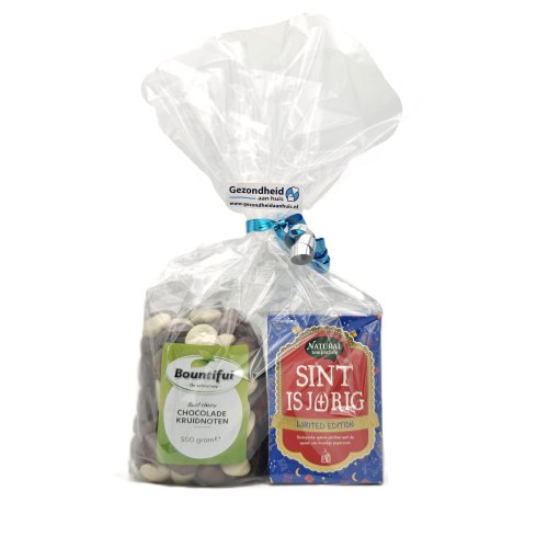 1 verpakking Gezondheid aan huis Cadeau Set Sinterklaas Thee & Pepernoten