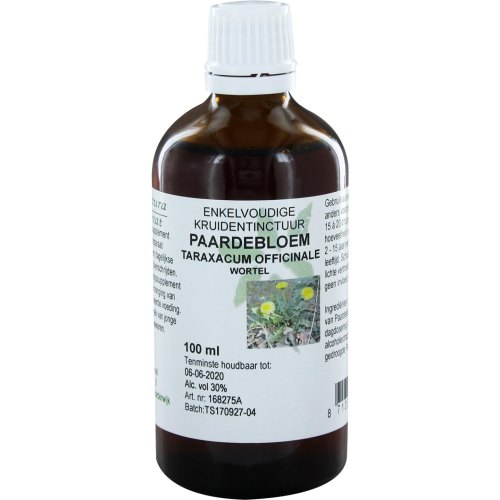 Taraxacum Officinale rad - Paardebloemwortel Tinctuur De Cruydhof 100 ml