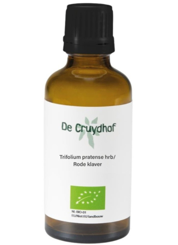 50 ml De Cruydhof  Natura Sanat Trifolium Pratense hrb  Rode Klaver Tinctuur Biologisch