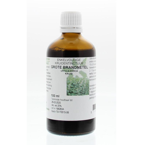 100 ml De Cruydhof  Natura Sanat Urtica Dioica - Grote Brandnetel Kruid Tinctuur