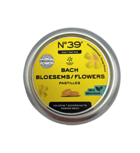 Lemon Pharma No. 39 Bach Bloesems Pastilles Rust & Ontspanning Bio 45 Gramm