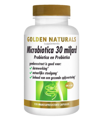 120 capsules Golden Naturals Microbiotica 30 Miljard