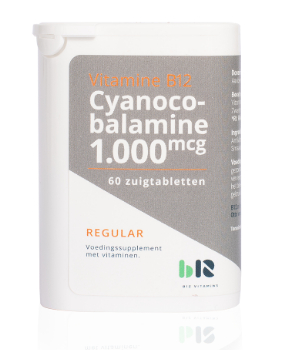B12 Vitamins Vitamine B12 Cyanocobalamine 1.000 mcg 60 lozenges