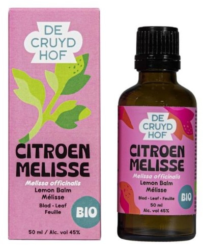50 ml De Cruydhof Citroenmelisse / Melissa Officinalis Biologisch