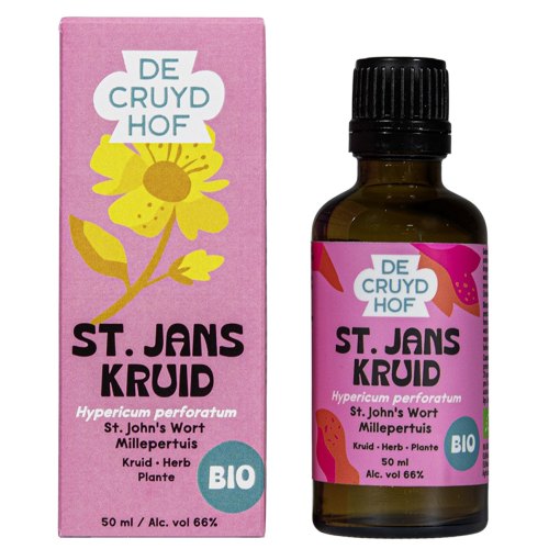 50 ml De Cruydhof Sint Janskruid / Hypericum Perforatum Biologisch