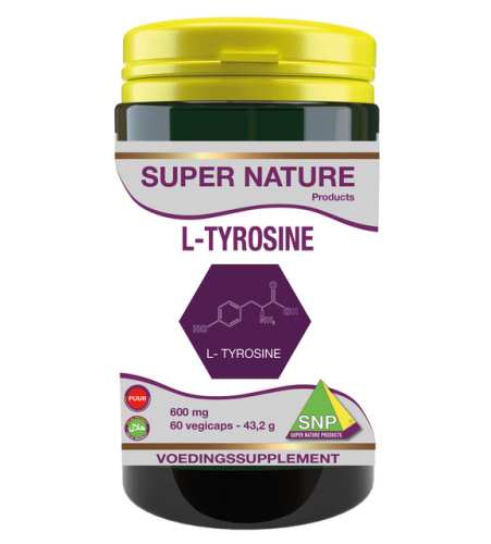 60 capsules SNP L-Tyrosine 600 mg Puur