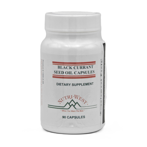 90 capsules Nutri West Black Currant Seed Oil