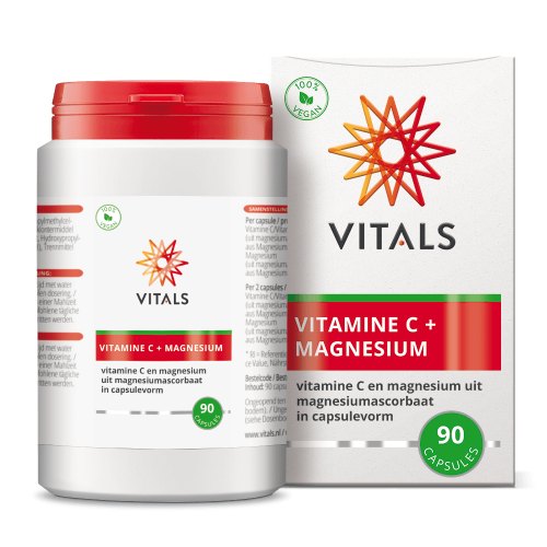 Vitals Vitamine C + Magnesium 90 Kapseln