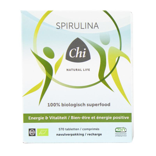 570 tabletten Chi Spirulina Biologisch NZVT Navulling