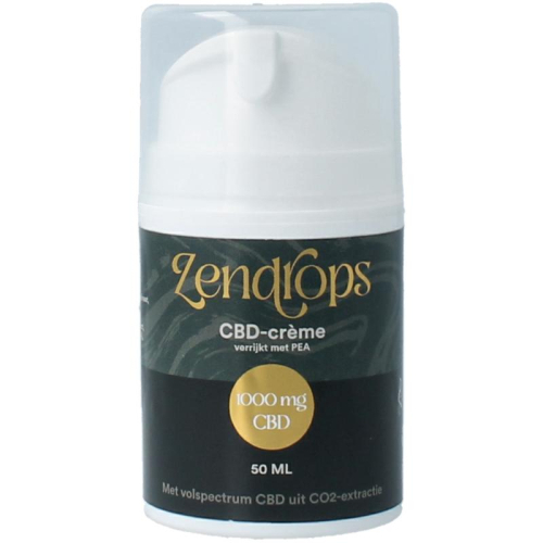 50 ml Zendrops CBD Creme met PEA 1000 mg
