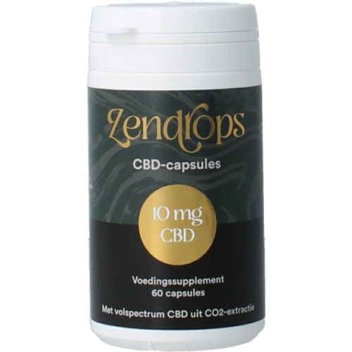 60 capsules Zendrops CBD Capsules 10 mg