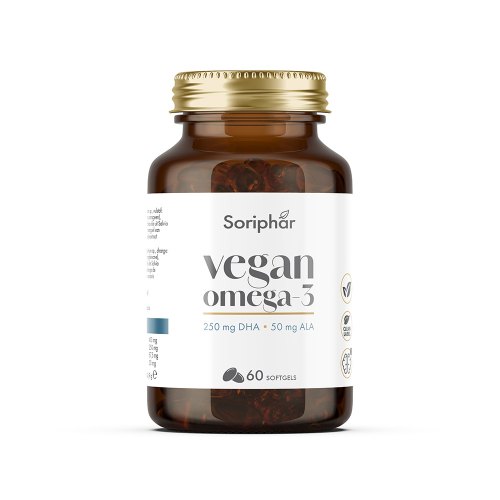 Vegan Omega-3 DHA & ALA SoriaBel / Soriphar 60 Softgels