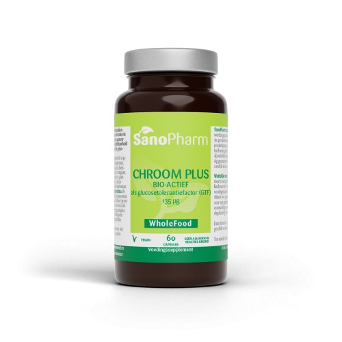 SanoPharm Wholefood Chroom Plus 30 Kapseln