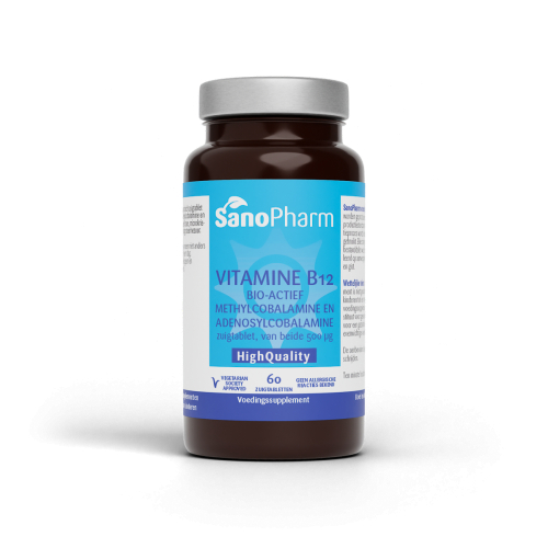 60 zuigtabletten SanoPharm High Quality Vitamine B12