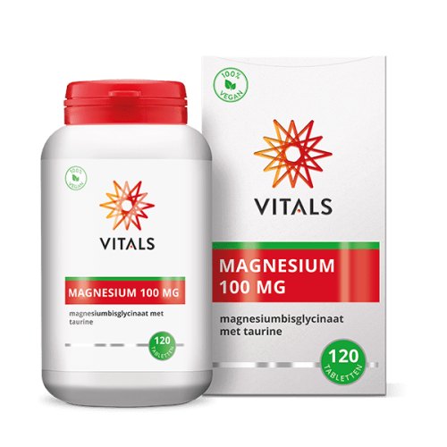 Vitals Magnesium(Bisglycinaat) 100 mg 120 tablets