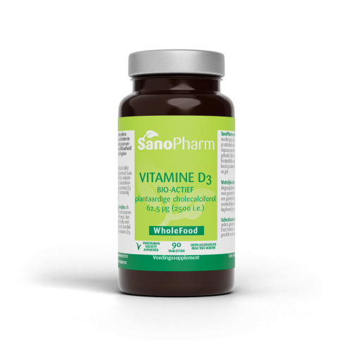 90 tabletten SanoPharm Wholefood Vitamine D3