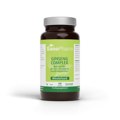 SanoPharm WholeFood Ginseng Complex 60 Kapseln