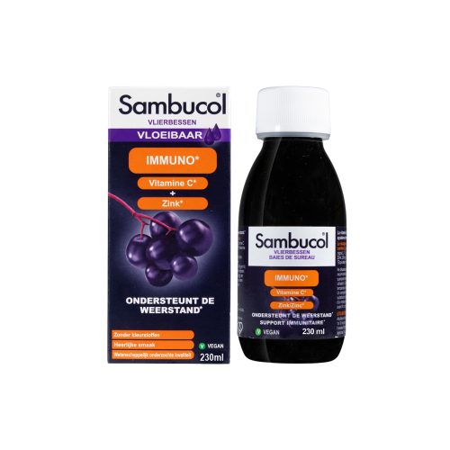 230 ml Sambucol Immuno + Vitamine C + Zink Siroop