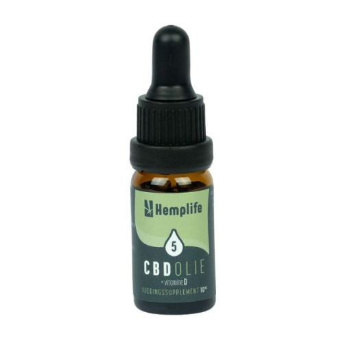 10 ml Hemplife CBD 5% met Vitamine D