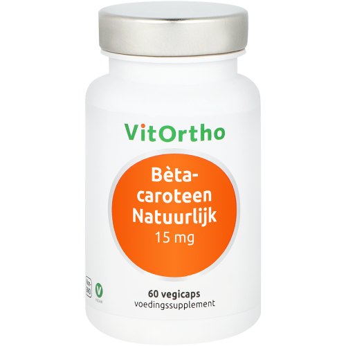 VitOrtho Bèta- Caroteen Natuurlijk 15 mg 60 Vegicaps