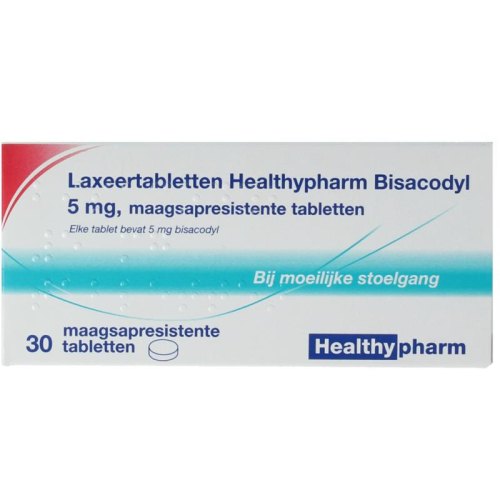Healthypharm Laxeertabletten Bisacodyl 5 mg 30 tablets