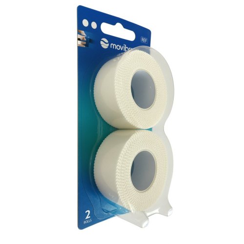 2 rolls Mövibrace Sporttape Small Wit
