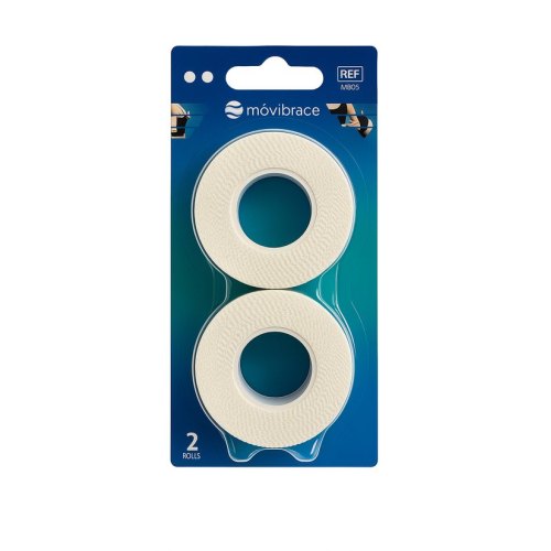2 Rollen Mövibrace Sporttape Small Wit