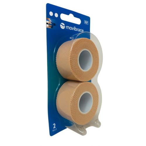 2 rollen Mövibrace Sporttape Small Beige