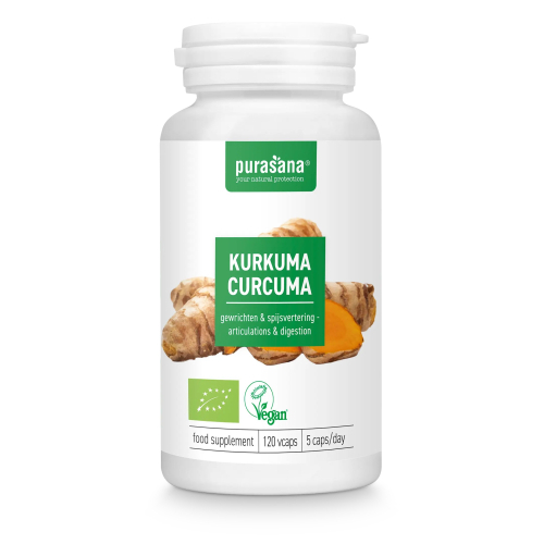 Purasana Kurkuma - Curcuma Biologisch 120 capsules