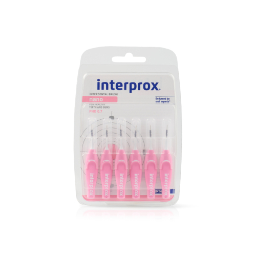 6 stuks Interprox Ragers Nano Roze 0,7 PHD