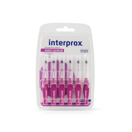 6 pieces Interprox Ragers Maxi Conical Paars 2.3 PHD