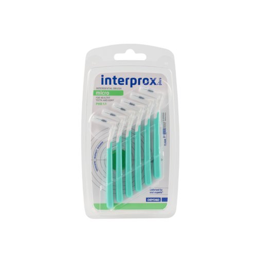 6 pieces Interprox Plus Ragers Micro Groen 1.1 PHD