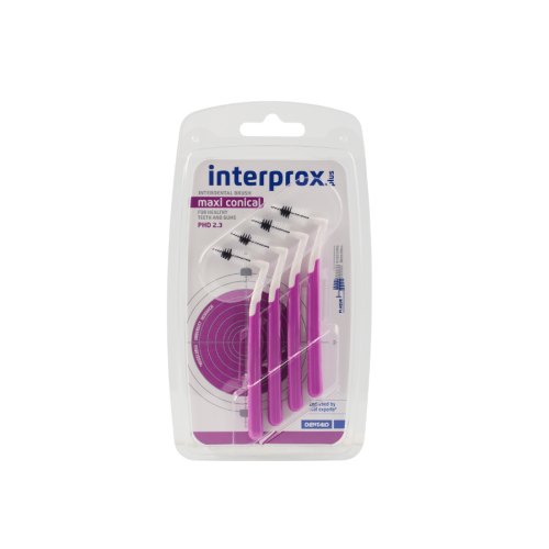 4 pieces Interprox Plus Ragers Maxi Conical Paars 2.3 PHD