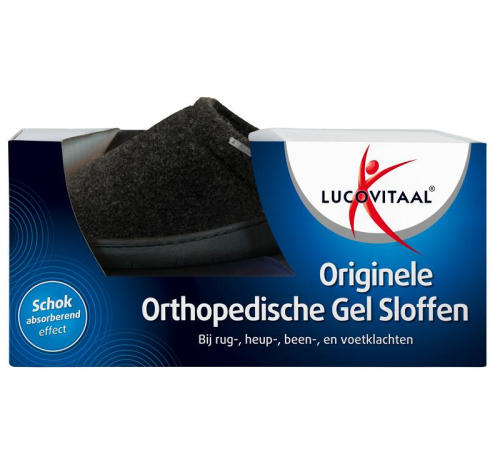 Lucovitaal Ortho Gelsloffen 40-41 Zwart 1 couple