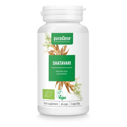 Purasana Shatavari Biologisch 60 Vegetarische Kapseln