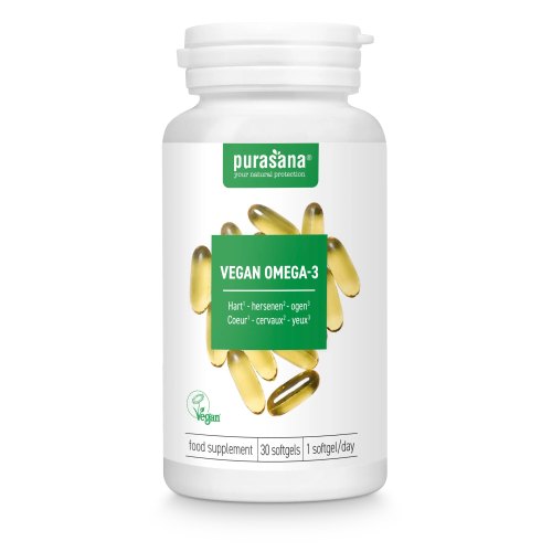 Purasana Vegan Omega-3 Algenolie 30 Softgels