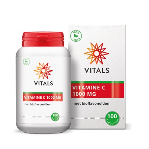 Vitals Vitamine C 1000 mg met Bioflavonoïden 100 Tabletten