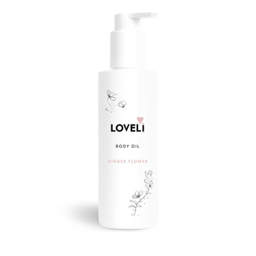 200 Ml Loveli Body Oil Ginger Flower