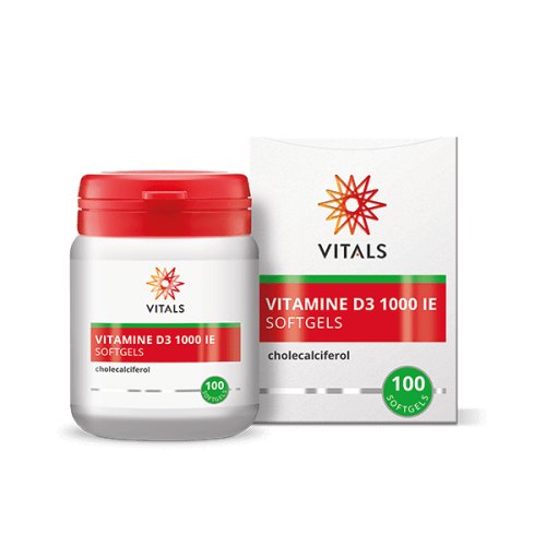  Vitals Vitamine D3 1000 IE