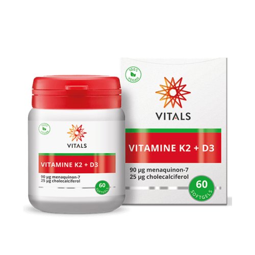 Vitals Vitamine K2 + D3 60 Softgels