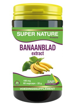 60 vegacaps SNP Banaanblad Extract 100 mg