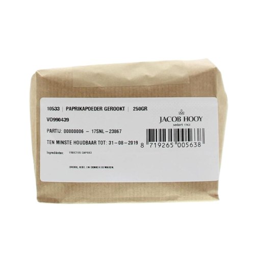 Jacob Hooy Paprikapoeder gerookt 250 gram