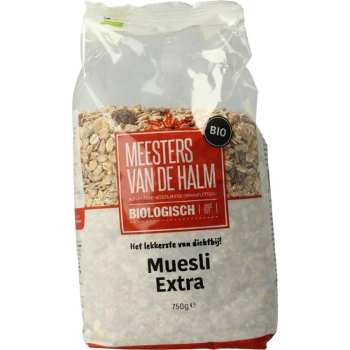 Meesters van de Halm Muesli Extra Biologisch 750 Gramm