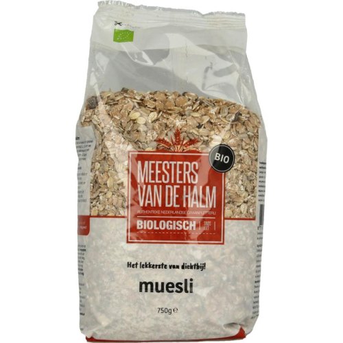 Meesters van de Halm Muesli Biologisch 750 Gramm