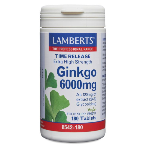 Lamberts Ginkgo Biloba 6000 180 tablets