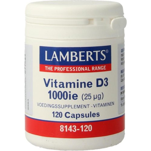 120 capsules Lamberts Vitamine D3 25 mcg